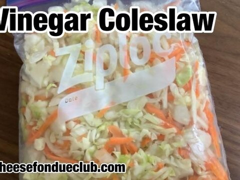 マヨネーズなしのコールスローサラダ